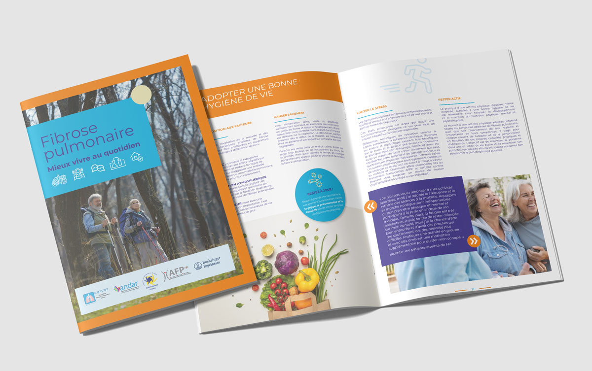 Brochure Fibrose pulmonaire, mieux vivre au quotidien